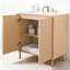 Meuble-lavabo simple autoportant de 30 po avec plateau en céramique