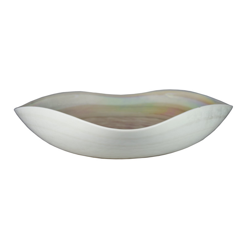 Murano Glass Specialty Vessel Bathroom Sink, Beachcomber