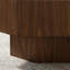 Table basse octogonale en noyer, couleur polyvalente noyer, style polyvalent, convient au salon chambre à coucher bureau