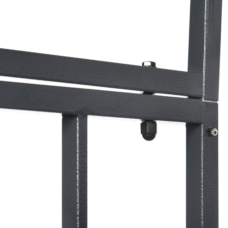 Tonnelle en acier avec barrière 44,9 "x P 19,7"