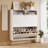 20 Pair Shoe Storage Cabinet,Shoe Organizer,Shoe Entryway