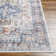 Mittler Oriental Machine Woven Polyester Area Rug in Brown