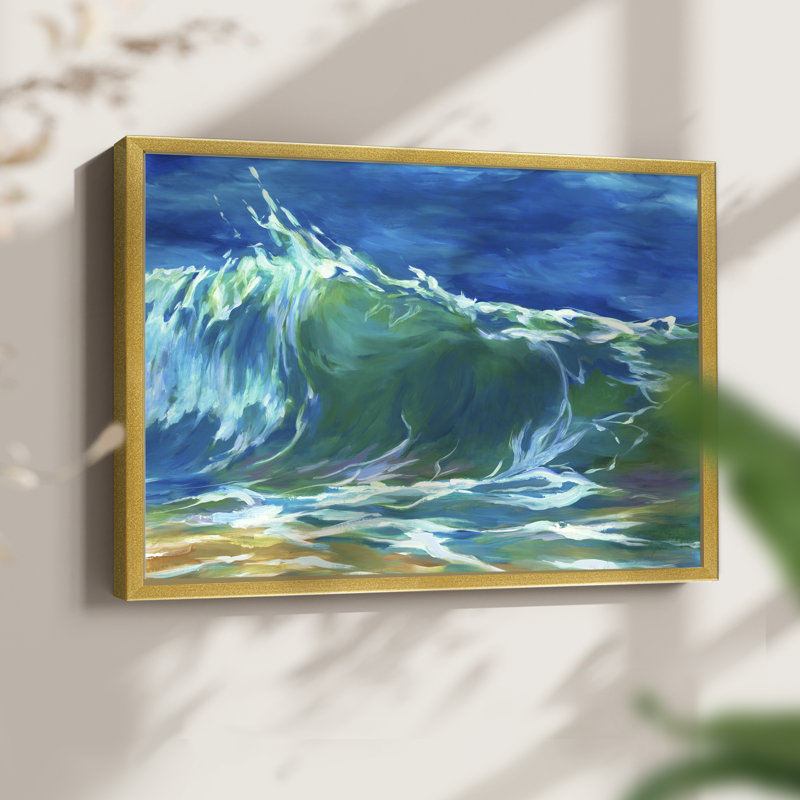 Green Flash -Framed Print - Restickable, 22" H x 28" W