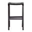 Dale 24" Tall Backless Counter Stool, Black