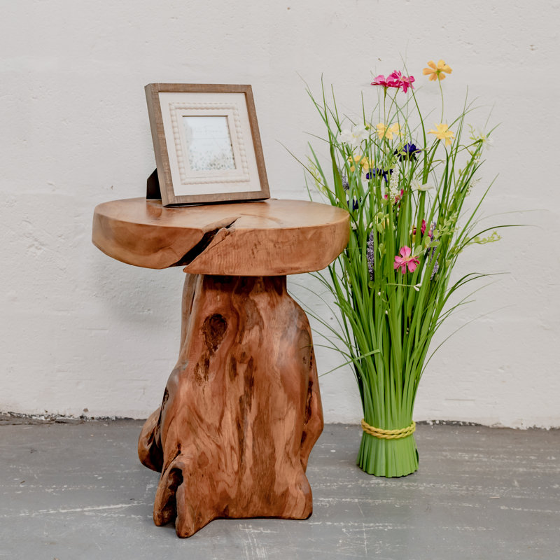 Burruss Solid Wood Accent Stool
