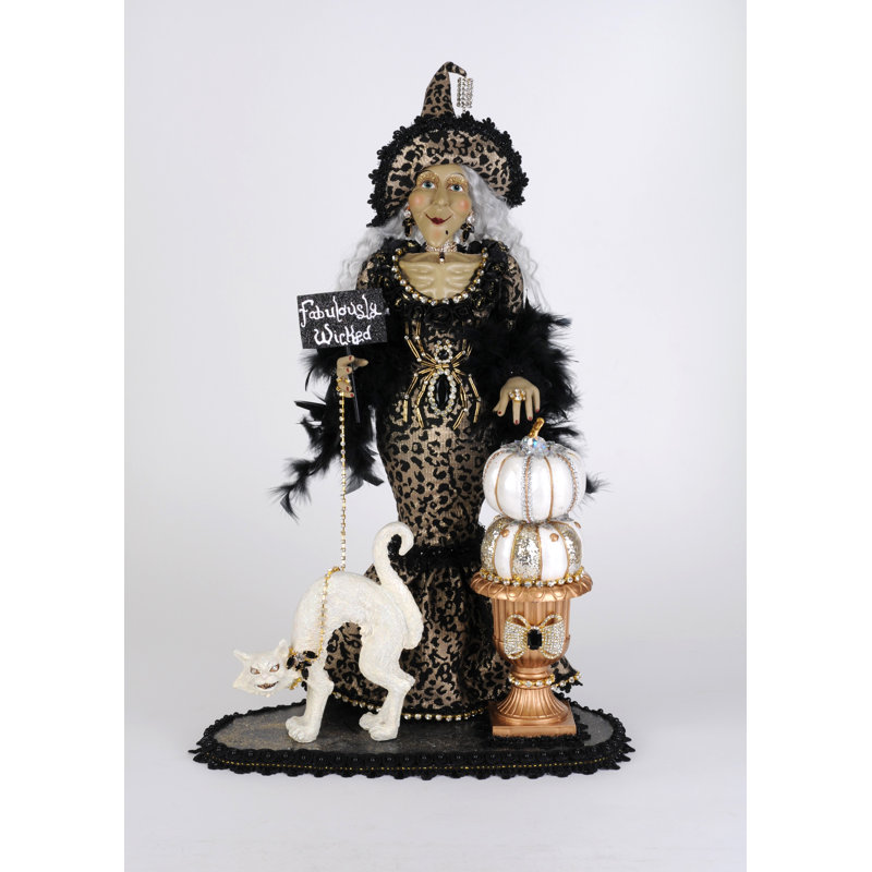 Lighted Fabulously Wicked Leopard Witch