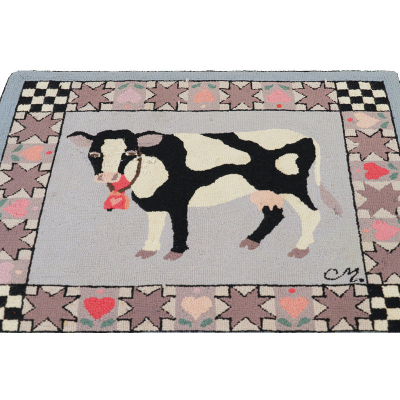One-of-a-Kind 2’11”x3’6” Area Rug