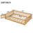 Queen Floor Bed With Safety Guardrails For Kids,montessori Floor Bed With Slats And Convertible Door, Queen Size Bed Frame For Girls And Boys,no Box Spring Needed-1485510936-1485510916