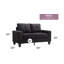 Causeuse modulaire, NOIR