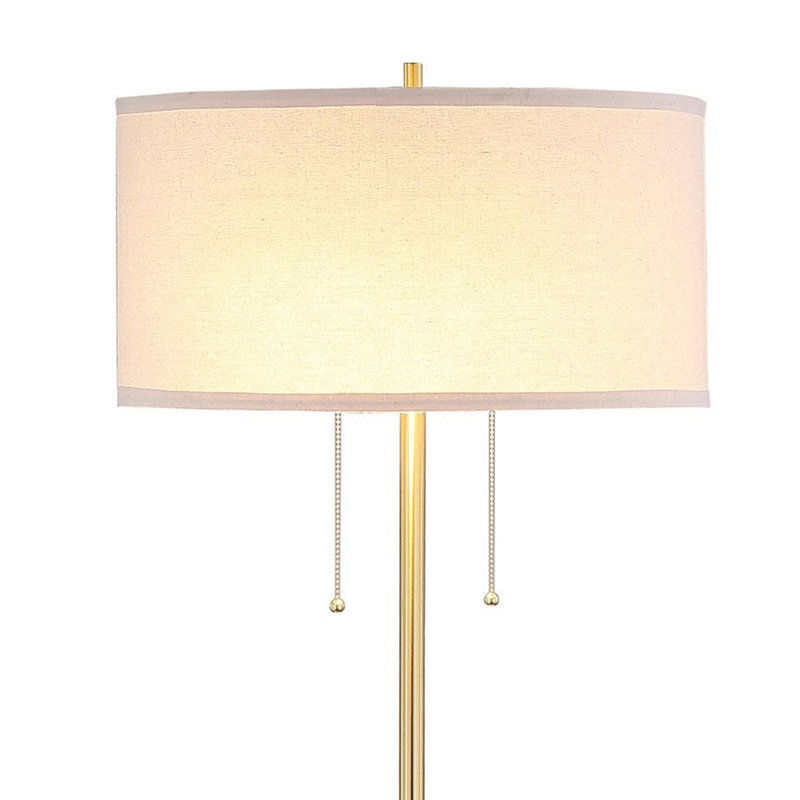 Lampe sur pied en métal 65 po