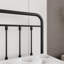 Structure de lit plateforme en métal, tête de lit / pied de lit de style victorien / rangement sous le lit / pas de sommier nécessaire / double-308870216
