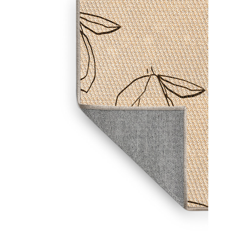Tapis 100% à motifs lavables à la machine 2989 Pat1862-ORG, Rectangle 2 pi x 3 pi