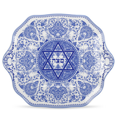 Spode Judaica Matzoh Plate 11.5" Passover