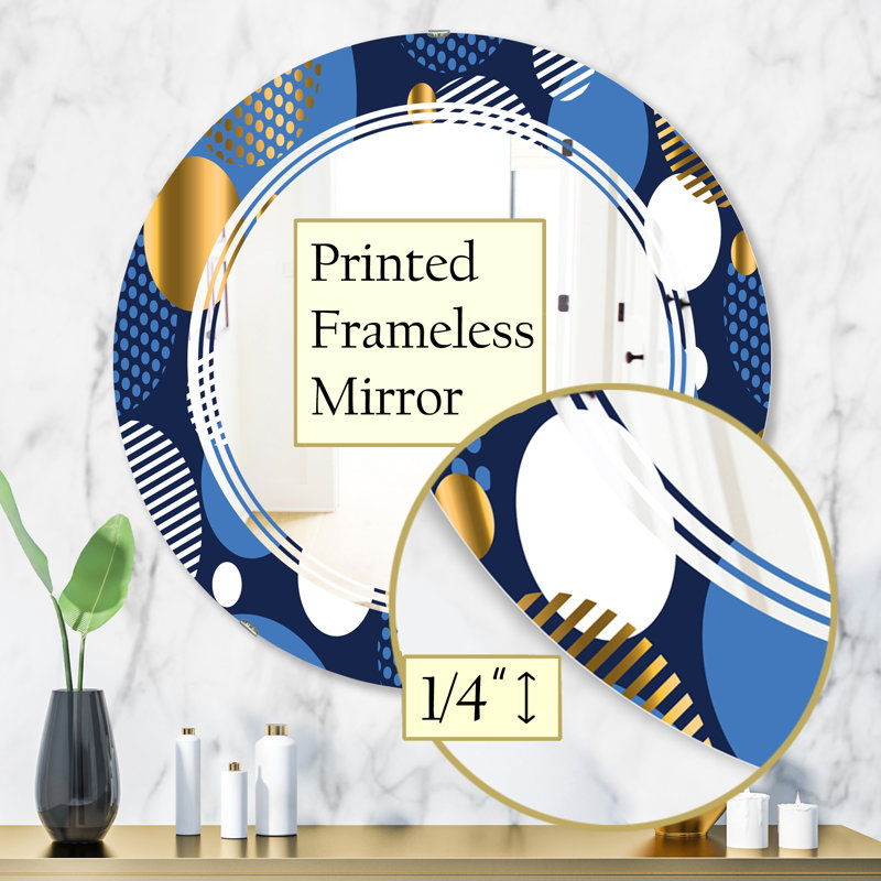 Miroir d'appoint triple C, 31,5 po x 31,5 po