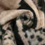 Coussin lombaire luxueux en velours de soie noir et naturel 16 po x 24 po avec insert en duvet