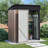5 ft. W x 3 ft. D Galvanized Steel Lean-to Storage Shed