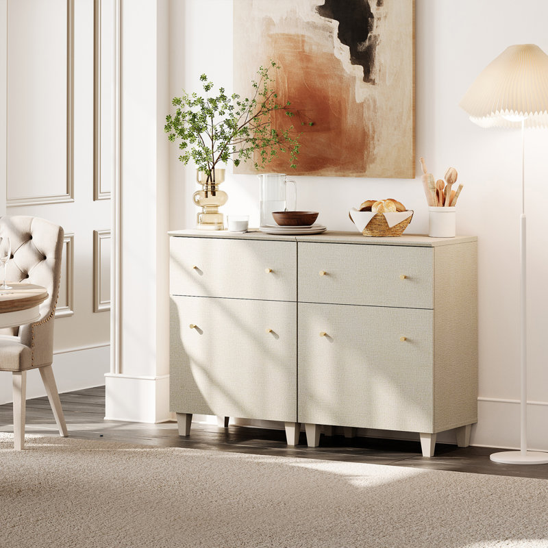 Lysiane Accent Cabinet, Beige