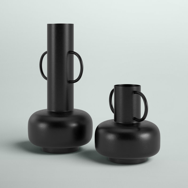 Vase de table en métal Viramontes