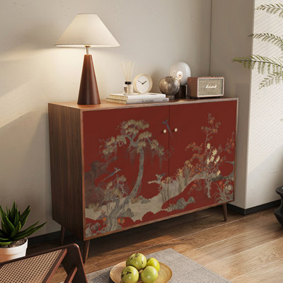 Vintage Double-Door Entryway Accent Cabinet