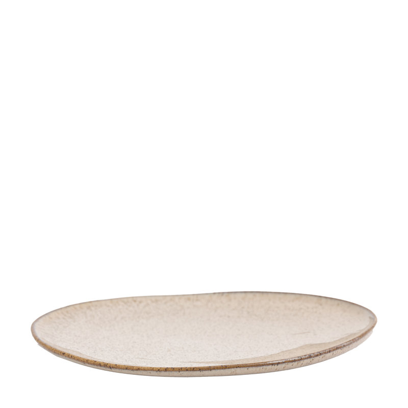 Speckle Glaze Dinner Plate Oatmeal (4Pk)