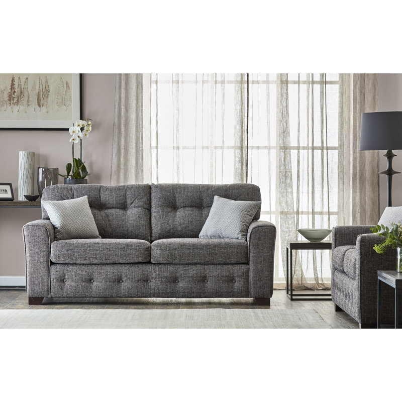 Lisbon 3 Seater Sofa, Grey