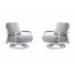 Santorini Swivel Chair Set