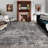 Machine Washable Rug Oriental Vintage Non-Slip Low Pile Rubber Backing Area Rug for Living Room Bedroom Kitchen Dining Room-109902984