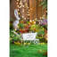 Décoration de jardin brouette en métal 11,5 x 4 x 7 po
