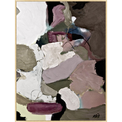 «Stage Right», peinture sur toile à cadre flottant