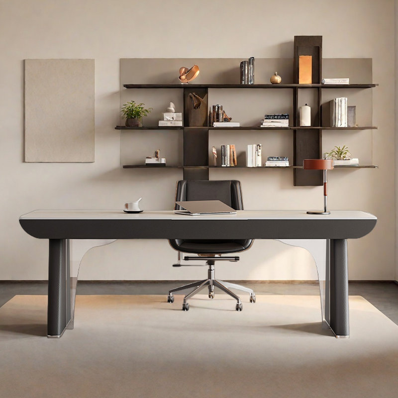 Long banc de travail noir, H 29,53 po x l 78,74 po x P 27,56 po