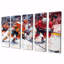 «Hockey Joueurs pendant les Playoffs I» - ensemble d'art mural en toile-267898790