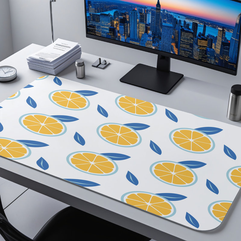 Polyester Desk Pad, 31.5x15.5