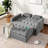 Upholstered Pull Out Sofa Bed With Throw Pillows, USB Charging Port And Adjustable Backrest-2097701796