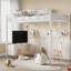 Loft Bed Twin Size with Ladder and High-Arched Guardrail, Sturdy Metal Slats, Space-Saving Design, Modern Decor Style, Easy Assembly-1406567150