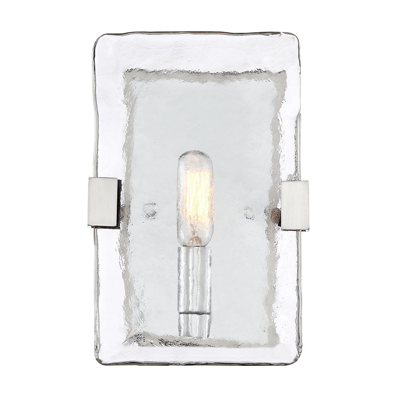 Armed Sconce, Brushed Nickel
