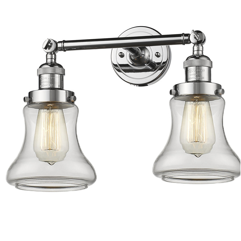 Edda 2 - Light Dimmable Vanity Light, Clear, Polished Chrome