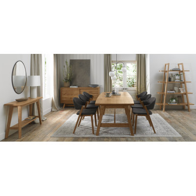 Amillie Oak 6-8 Extendable Dining Table