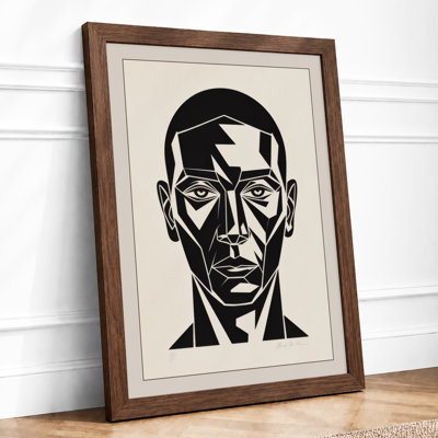 Fractured Portrait Geometric - Print