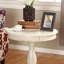 Table d'appoint ronde à piédestal en bois-271806042