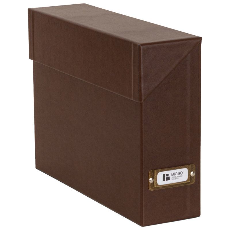 Lovisa File Box, Recycled Leather