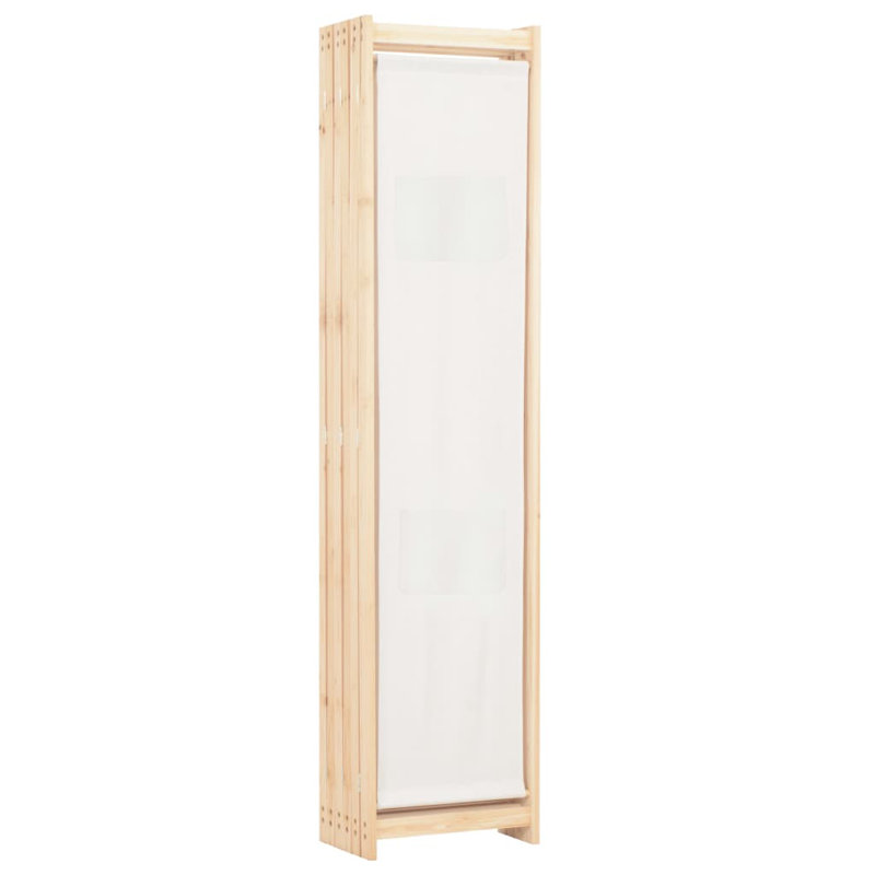 Rizzo 170cm H Folding Room Divider, Cream, 6, 240 x 170cm