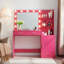 Coiffeuse 46,4 "avec 2 grands tiroirs et grand organisateur vertical-2040437539