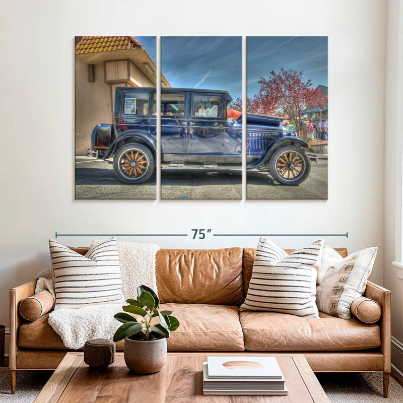 Jeep bleu rétro