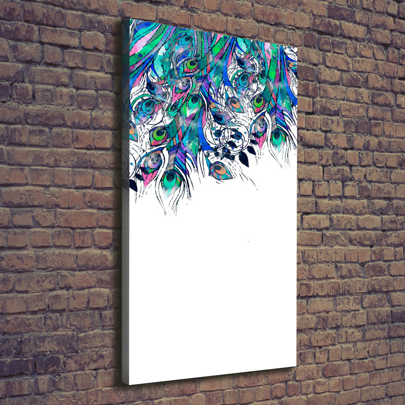 Ethnic Flowers - Wrapped Canvas Print