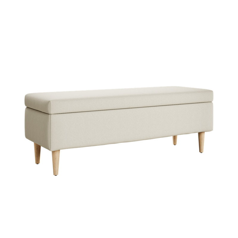 Essential Storage Bench, Oat Upcycled Poly, Natural