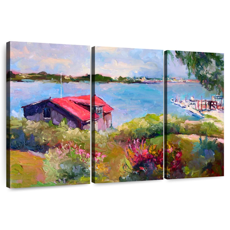 Lilie Reservoir, 14" H x 23" W