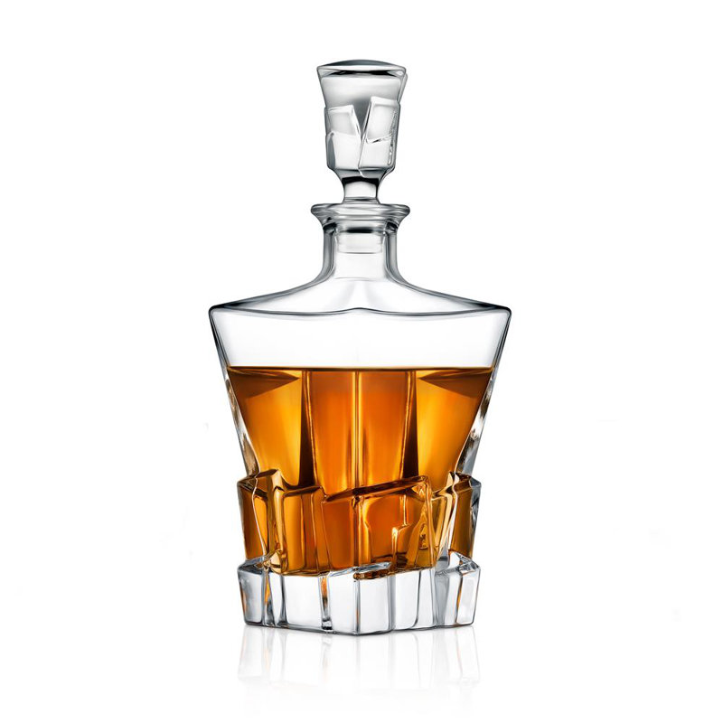 Francheska 25.36oz. Glass Whiskey Decanter