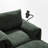 Upholstered Accent Armchair With Storage Ottoman-1890609190