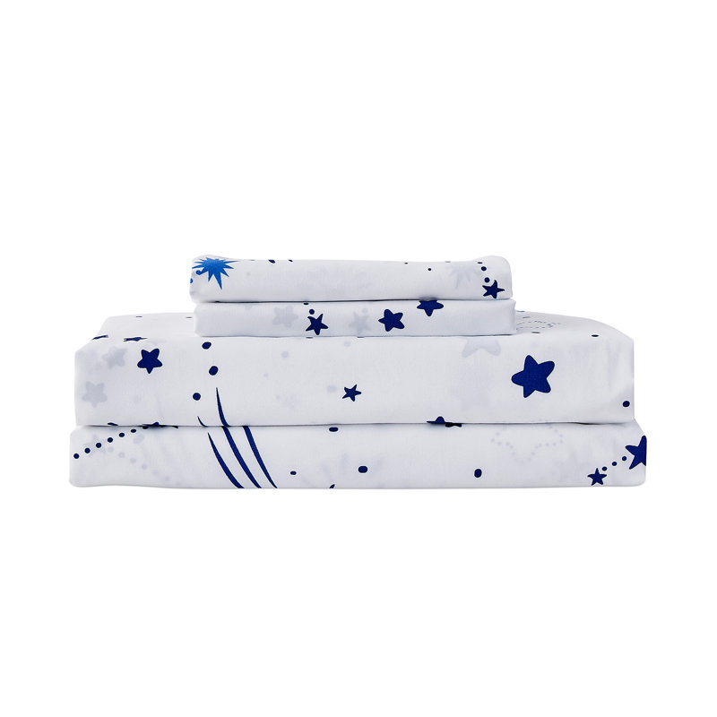 Super Soft Sheet Set With Printed Pattern For For A Cozy And Vibrant Bedroom, Queen