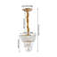 Crystal Semi Flush Mount
